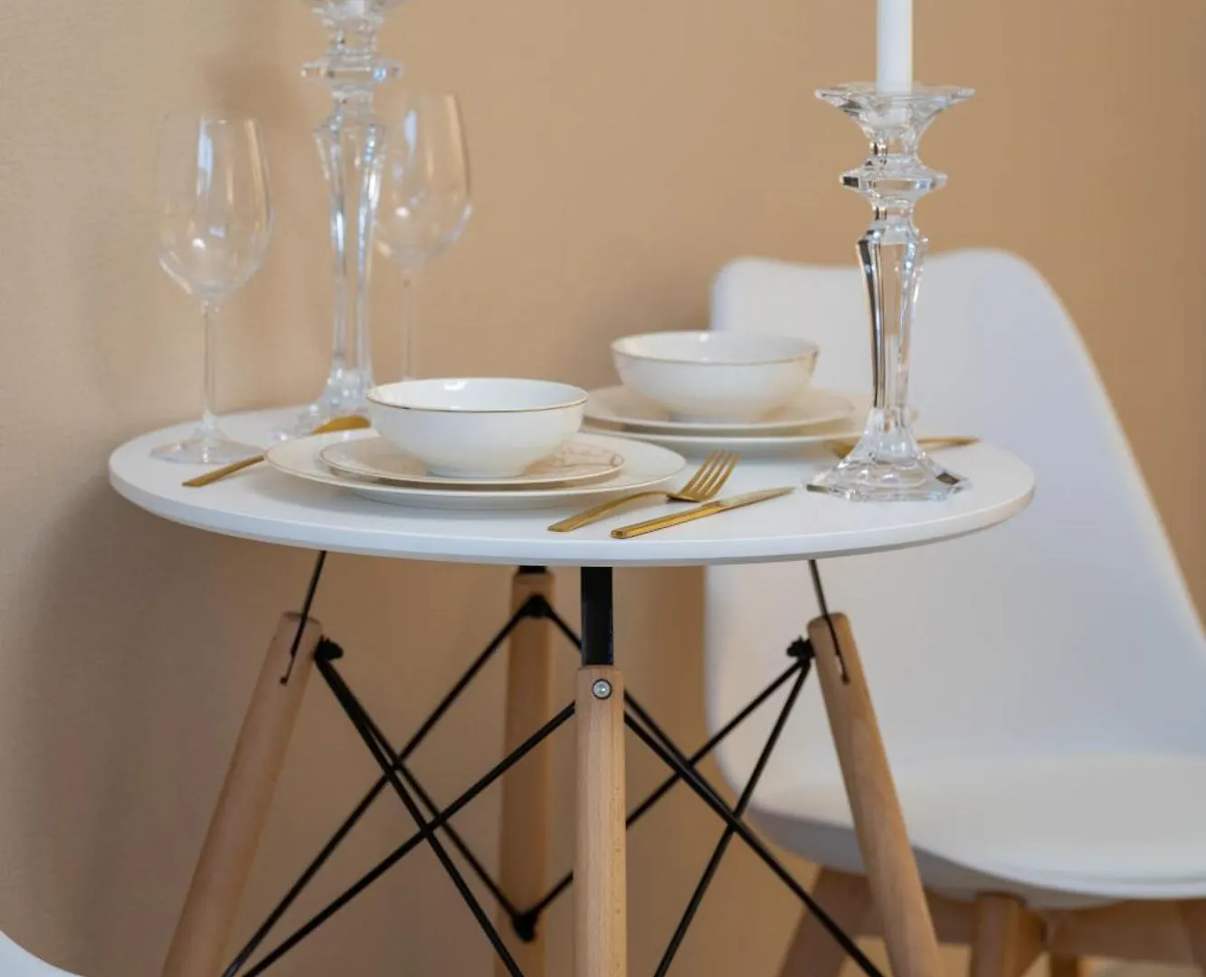 Luxury Santorini Studio Style Dubai Apartment